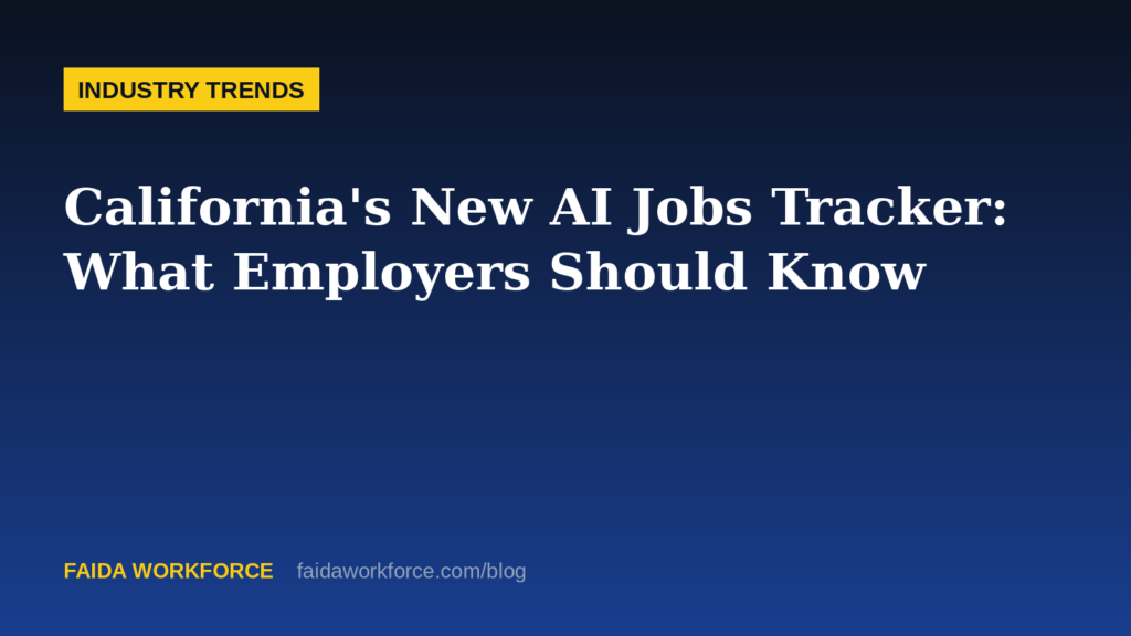 California's New AI Jobs Tracker: What Employers Should Know - illustration