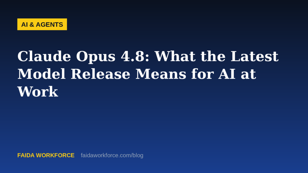 Claude Opus 4.8: What the Latest Model Release Means for AI at Work - illustration