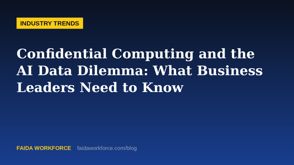 Confidential Computing and the AI Data Dilemma: What Business Leaders Need to Know — illustration