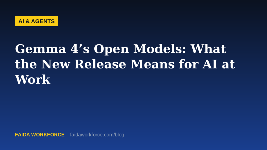 Gemma 4’s Open Models: What the New Release Means for AI at Work - illustration