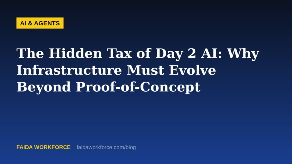 The Hidden Tax of Day 2 AI: Why Infrastructure Must Evolve Beyond Proof-of-Concept — illustration