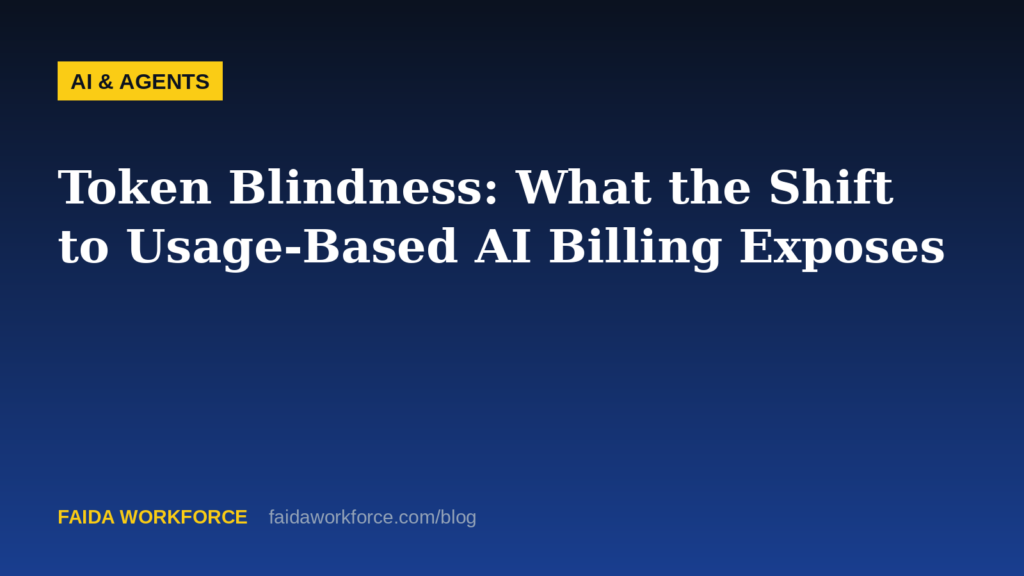 Token Blindness: What the Shift to Usage-Based AI Billing Exposes — illustration